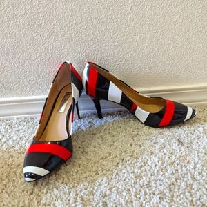 INC International Concepts Pumps with a Small Red Bag